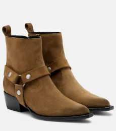 Botines Debbie Low de ante Botines Debbie Low de ante