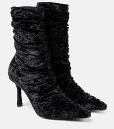 Botines Lotta 85 de terciopelo