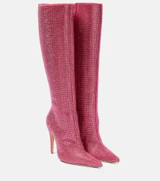 Bottes en cuir à ornements