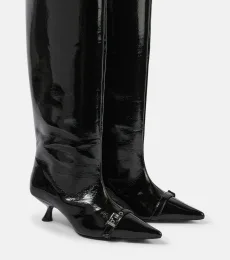 Bottes en cuir synthétique