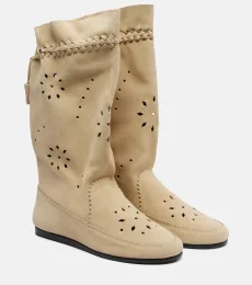 Bottes mi-mollet Welky en daim Bottes mi-mollet Welky en daim