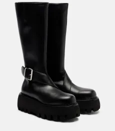 Bottes Sofa Buckle en cuir Bottes Sofa Buckle en cuir