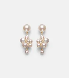 Botticelli 14kt gold earrings with pearls Botticelli 14kt gold earrings with pearls