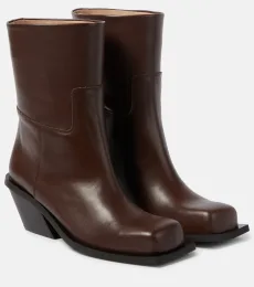 Bottines Blondine en cuir
