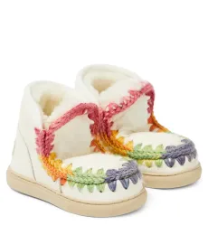 Bottines en cuir et crochet Bottines en cuir et crochet