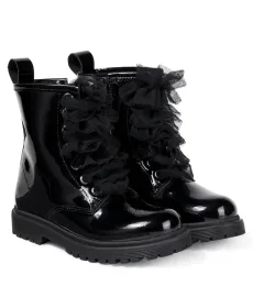Bottines en cuir verni Bottines en cuir verni