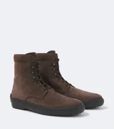 Bottines en daim à lacets Bottines en daim à lacets