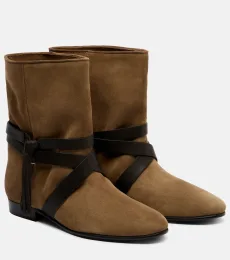 Bottines Rejen en daim et cuir Bottines Rejen en daim et cuir
