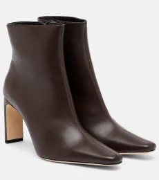 Bottines Wally 90 en cuir