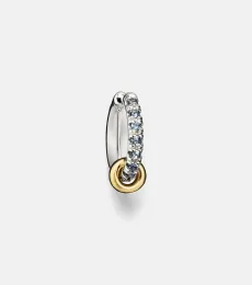 Boucle d'oreille Ombré en or 18 ct, argent sterling et saphirs Boucle d'oreille Ombré en or 18 ct, argent sterling et saphirs
