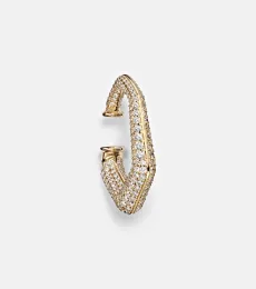 Boucle d'oreille unique en or 18 ct et diamants Boucle d'oreille unique en or 18 ct et diamants