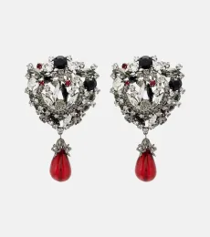 Boucles d'oreilles clips à cristaux Boucles d'oreilles clips à cristaux
