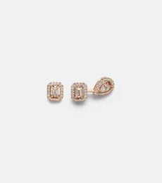 Boucles d'oreilles My Twin 12 en or rose 18 ct et diamants Boucles d'oreilles My Twin 12 en or rose 18 ct et diamants