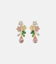 Boucles doreilles Bouquet à cristaux Boucles doreilles Bouquet à cristaux