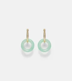 Boucles doreilles en or 14 ct (5851000) avec jade Boucles doreilles en or 14 ct (5851000) avec jade