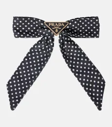 Bow-detail polka-dot hair clip Bow-detail polka-dot hair clip