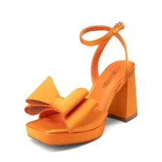 Bow Platform Chunky Sandals Bow Platform Chunky Sandals