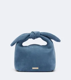 Bow Tie Mini suede top-handle bag Bow Tie Mini suede top-handle bag