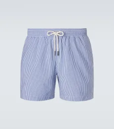 Boxer striped swim trunks Boxer striped swim trunks