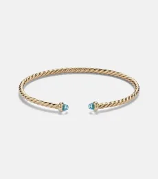 Bracelet Cablespira Flex Micro en or 18 ct et topaze Bracelet Cablespira Flex Micro en or 18 ct et topaze
