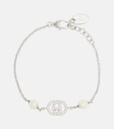 Bracelet chaîne Interlocking G à ornements Bracelet chaîne Interlocking G à ornements
