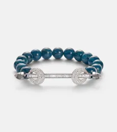 Bracelet Chakra en or blanc 18 ct, perles et diamants Bracelet Chakra en or blanc 18 ct, perles et diamants
