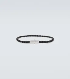 Bracelet en cuir et argent sterling Bracelet en cuir et argent sterling