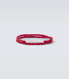 Bracelet Knot en argent sterling et cuir Bracelet Knot en argent sterling et cuir