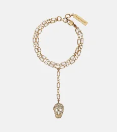Bracelet Skull à cristaux Bracelet Skull à cristaux