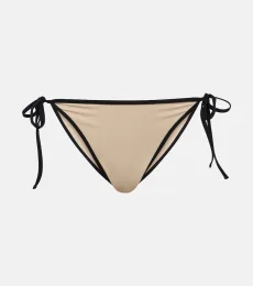 Braga de bikini de tiro medio