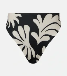 Braga de bikini Lulu estampada de tiro alto Braga de bikini Lulu estampada de tiro alto