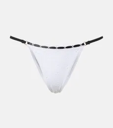 Braga de braga de bikini con bordado inglés Braga de braga de bikini con bordado inglés