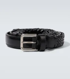 Braided leather belt Braided leather belt