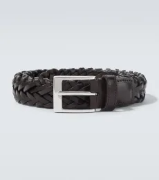 Braided leather belt Braided leather belt