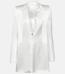 Bridal Leith satin blazer dress Bridal Leith satin blazer dress