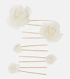 Bridal Rosalie set of 5 bobby pins