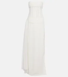 Bridal veiled corset dress Bridal veiled corset dress