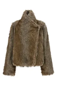 'Brigitte First' eco-fur coat