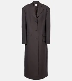 Brooke striped wool coat Brooke striped wool coat