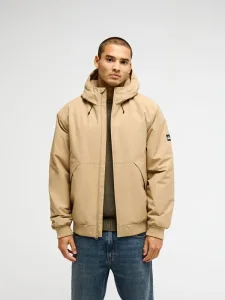Brooks 3K - Men Beige Cold Weather Hooded Jacket Brooks 3K - Men Beige Cold Weather Hooded Jacket