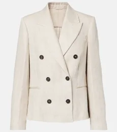 Brunello Cucinelli Linen and cotton blazer