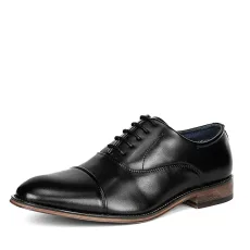 BRUNO MARC Men s Cap Toe PU Leather Oxford Shoes BRUNO MARC Men s Cap Toe PU Leather Oxford Shoes