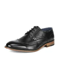 BRUNO MARC Men s Elegant Wingtip PU Leather Shoes BRUNO MARC Men s Elegant Wingtip PU Leather Shoes