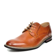 BRUNO MARC Men s Polished PU Leather Oxford Shoes BRUNO MARC Men s Polished PU Leather Oxford Shoes