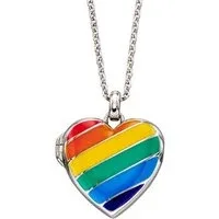 Bryony Rainbow Enamel Locket Bryony Rainbow Enamel Locket