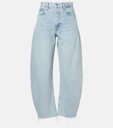 Bubble Crop high-rise barrel-leg jeans Bubble Crop high-rise barrel-leg jeans