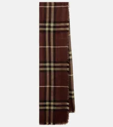 Bufanda Burberry Check en mezcla de lana y seda Bufanda Burberry Check en mezcla de lana y seda
