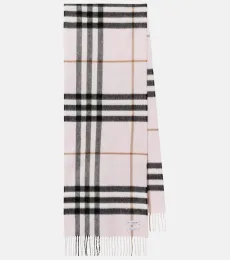 Bufanda de cachemir con Burberry Check Bufanda de cachemir con Burberry Check