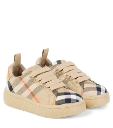 Burberry Check canvas sneakers Burberry Check canvas sneakers