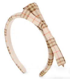 Burberry Check cotton headband Burberry Check cotton headband